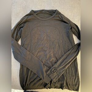 lululemon athletica Dark Gray Long Sleeve Top